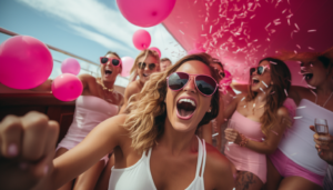 Festa della donna in barca lago di Garda